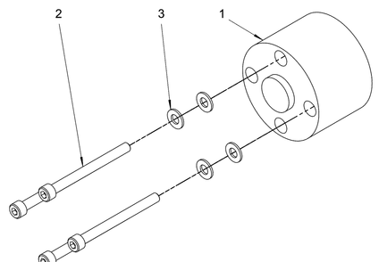 Engine Group - Fan Spacer Diagram and Parts List for 076160-05  Briggs and Stratton Generator
